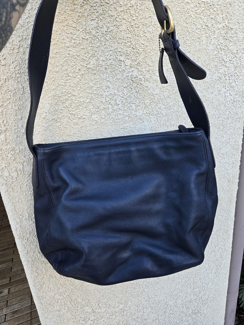 Coach Blue 4161 Soho Zip Hobo Bag Purse Tote Has Hangtag